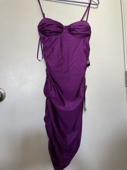 Juniors City Studio Purple Dress Small