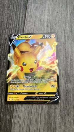 Pikachu V Pokémon card