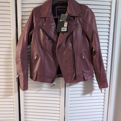 NWT Harley-Davidson Vixen Lane Leather Riding Jacket - Light Purple/Mauve - XS