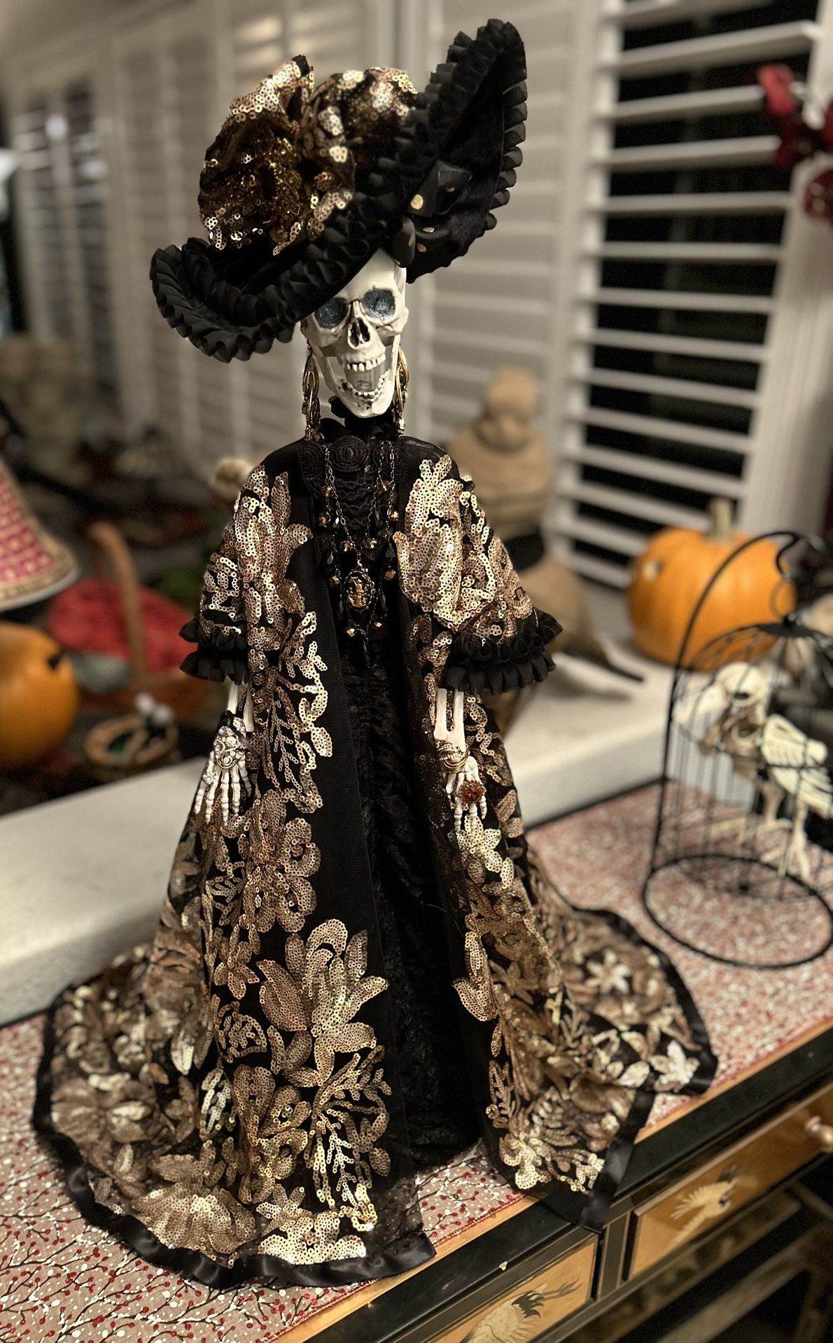 Handmade Skeleton Doll - Approx 2&” tall