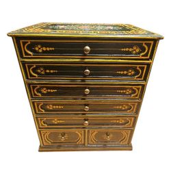 Vintage Large Jewelry Dresser Box