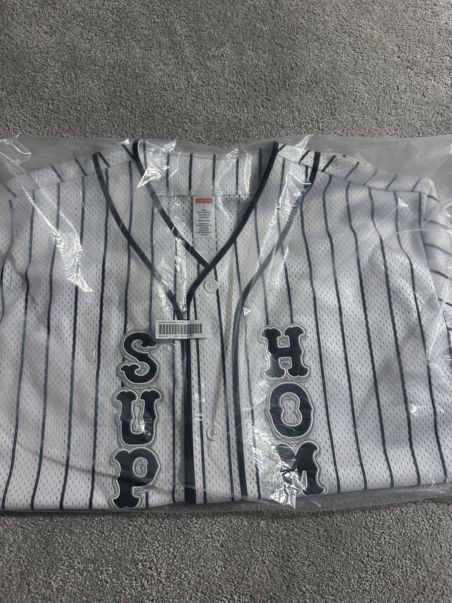 Supreme X Home run Collab Baseball Jersey