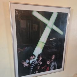 X The Band Fantastic Vintage Framed Poster