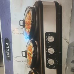 Bella Crock-Pot Three In One Keeps Food Heated