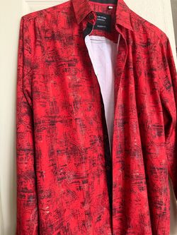 New Casual  Large designer dress shirt