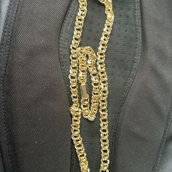 Tejido chino oro lamido set 14kt