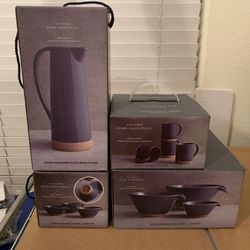 Home Essentials Stoneware Dinnerware Set – Brand New in Box