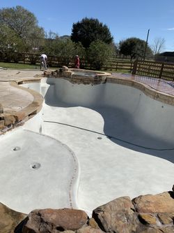 Pool plastering