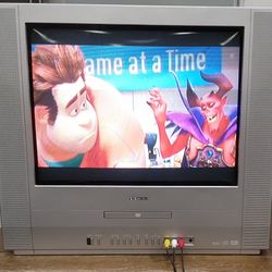20" CRT TV Flat Color Retro Gaming Television model 2003
