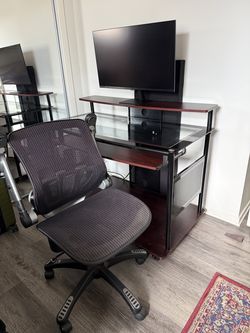 Ergonomic Mesh Office Chair with Flip Up Armrests