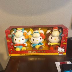 Hello Kitty Limited Edition 2026 Year Of The Horse Plushies 