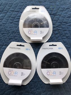 Memorex cd-r 10 pack x3