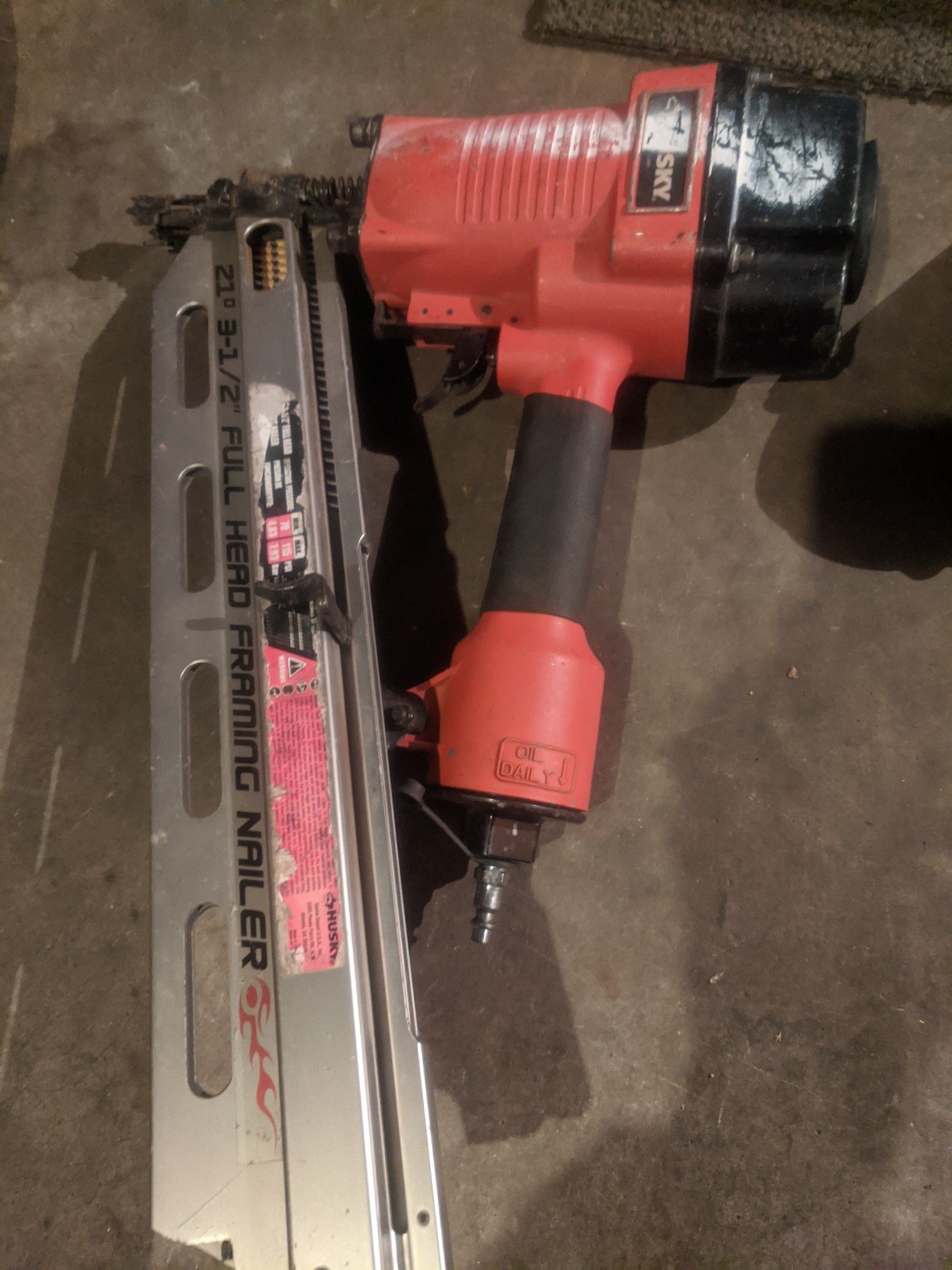 Husky pneumatic framing nail gun for Sale in Vancouver, WA OfferUp