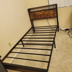 Twin Bed Frame With Power Outlet 