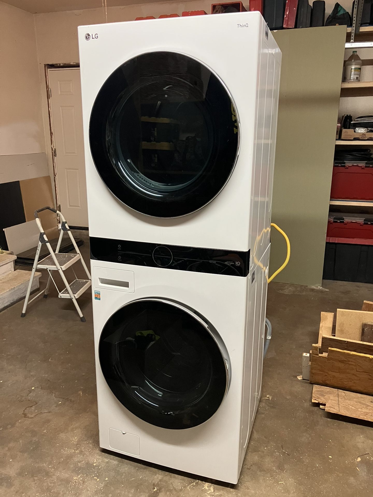 Lg Stack $900 OBO LG WashTower WKGX2001HWA – Gas Washer & Dryer Stack Unit ...