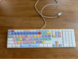 The USB wired computer keyboard made for MediaComposer and Adobe Premiere Pro