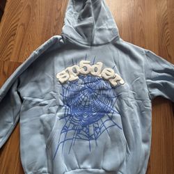 sky Blue Sp5der Hoodie