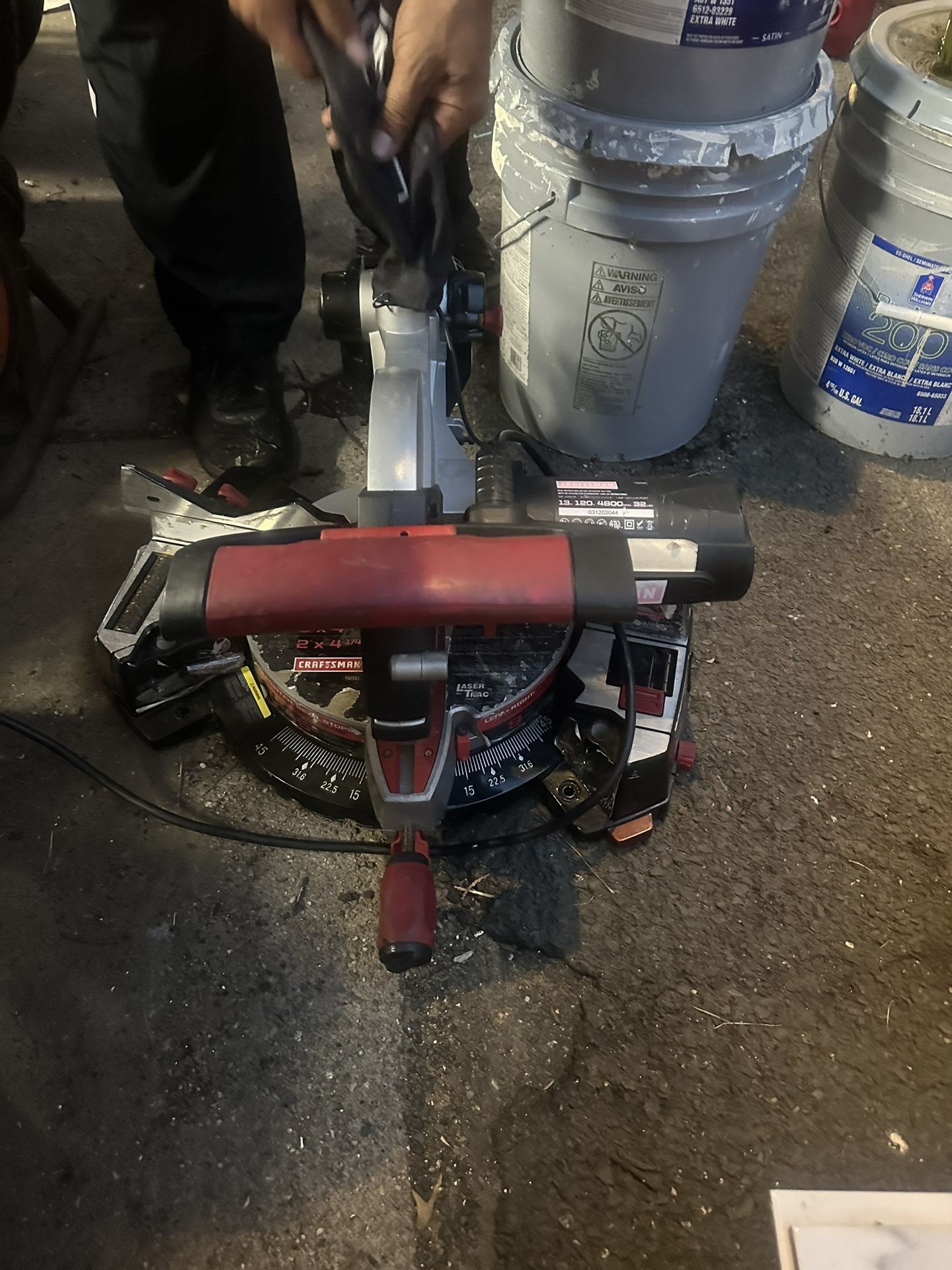 Craftsman Miter Saw With Laser Trac