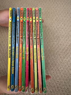 Encyclopedia Brown Book Series Set of 10
