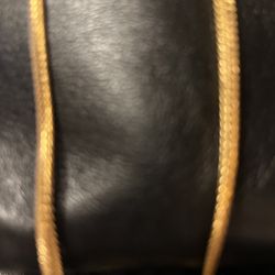 Beautiful 24 Kt Gold  Plated Herringbone Chain Necklace . 22” Long 