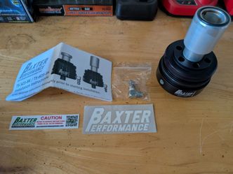 Baxter performance spin on oil filter adapter for Toyota Tundra.