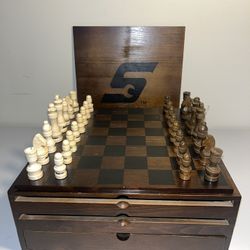 Snap On Tools 4in1 Game board Set (Chess, Checkers, Tic-Tac-Toe, And Backgammon)