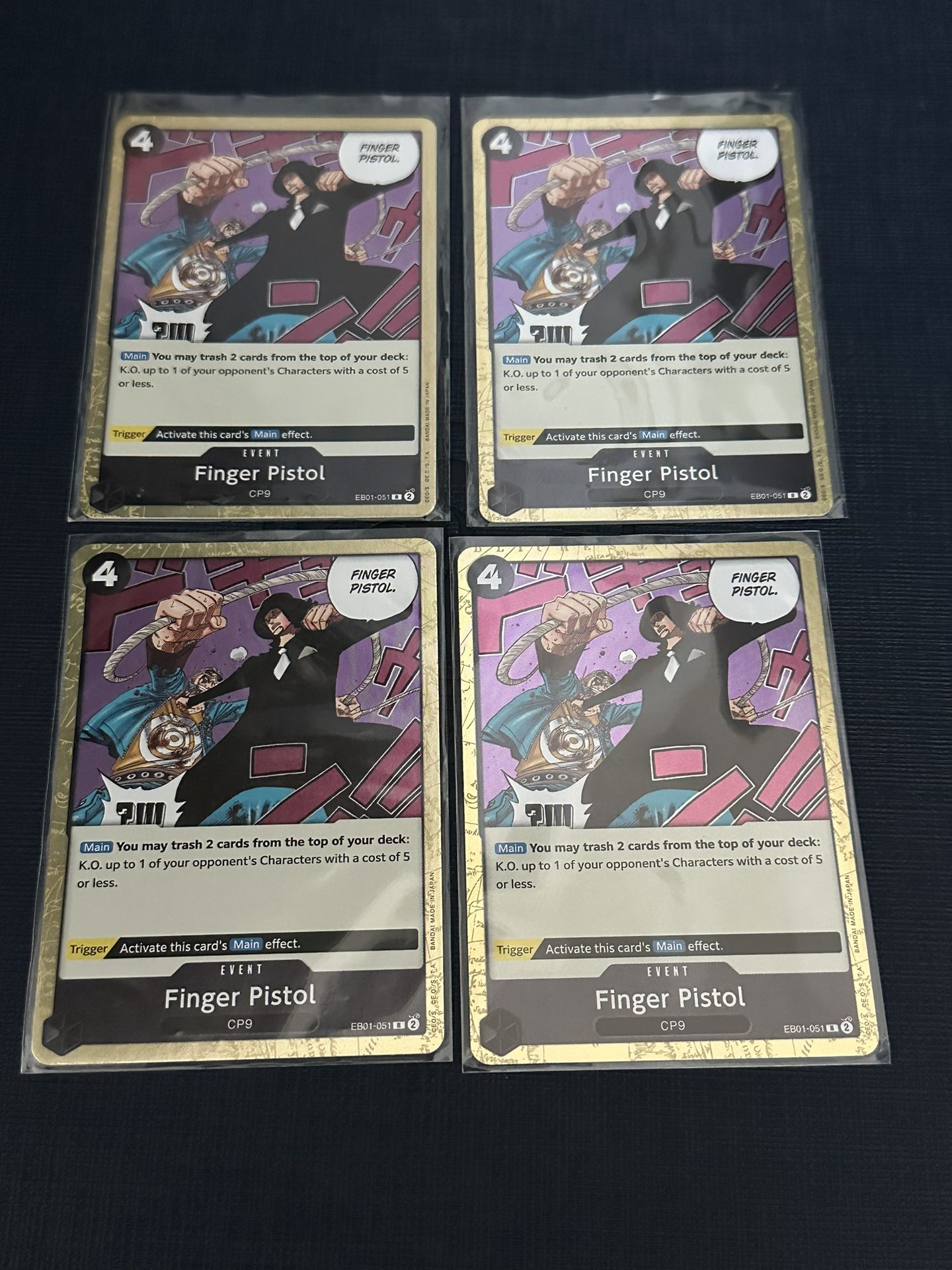 One Piece TCG / Cards - Finger Pistol EB01-051
