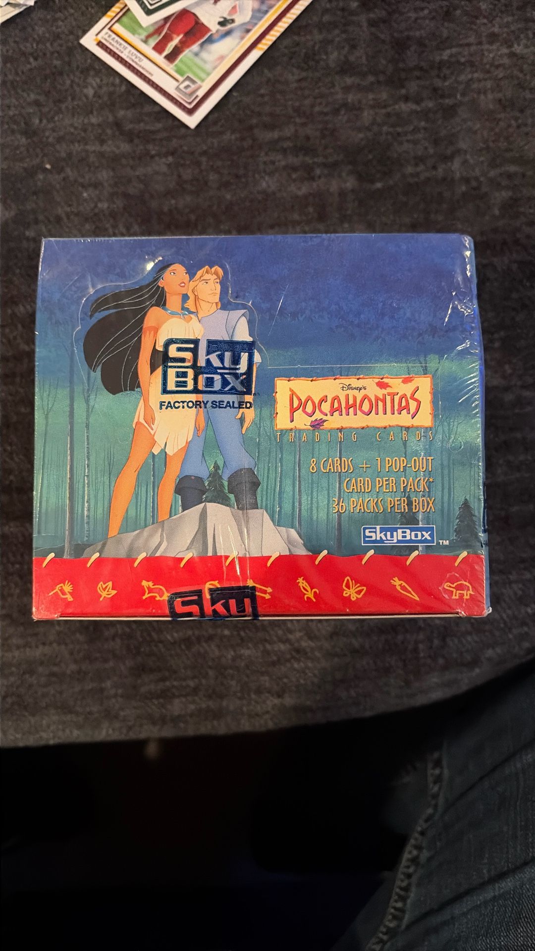 1995 DISNEY POCAHONTAS SKYBOX TRADING CARDS BOX FACTORY SEALED MINT CONDITION SUPER RARE