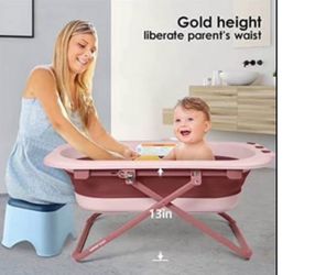 New Pink Baby Bath Tub