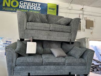 Sofa and loveseat set available in different fabric and colors/ financing available