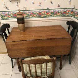 Drop Leaf Table Wood 