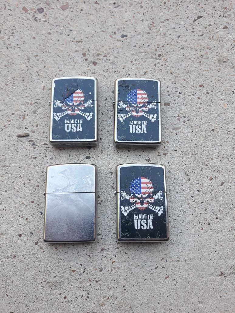 4X Zippo Lighters