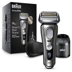 Braun Electric Razor for Men, Series 9 Pro 9465cc Wet & Dry Electric Foil Shaver with ProLift Beard Trimmer, Cleaning & Charging SmartCare Center, Hea