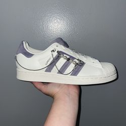 Womens Adidas Superstar Purple Sneakers