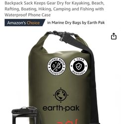 New Waterproof Dry Bag - Roll Top Waterproof Backpack Sack Keeps Gear Dry for Kayaking, Beach, Rafting, Boating, Hiking, Camping and Fishing wit