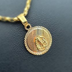 Jewelry 14k solid yellow rose white gold Pendant charm