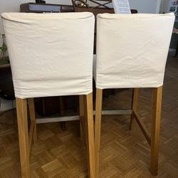 Bar stools, set of 2