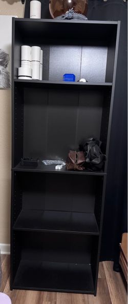 Black book shelf