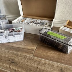 Huge Collection of 2,000+ MLB, NBA, NFL & NHL Trading Cards - Vintage & Modern Mix! 