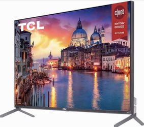 TCL 75R617, 75" 4K Ultra HD Roku Smart LED TV, 2019 Model