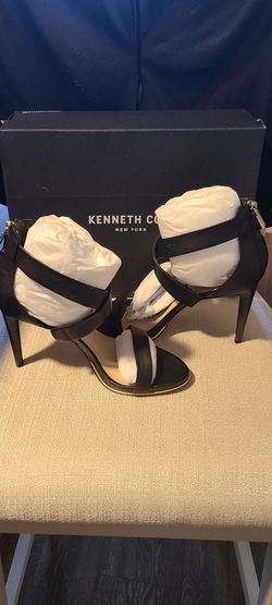Kenneth Cole New York Black Strappy Heels