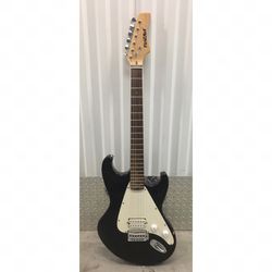 First Act Strat Style Black White 6 String Electric Guitar 
