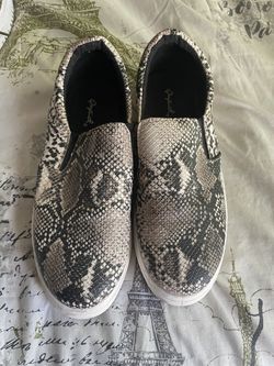 Snake Print Platform Sneaker