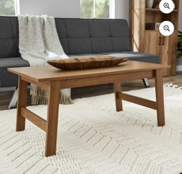 Mainstays Wood Rectangle Coffee Table, Walnut Finish