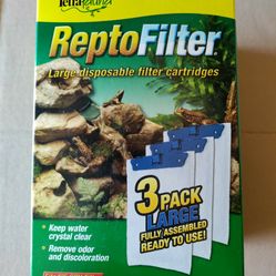 Tetra ReptoFilter Tank Filter Cartridges 3pack New