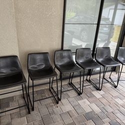 Counter Height Barstools (set of 6)