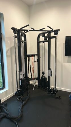 Cable crossover multi strip pullover station