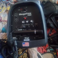 Mega Vox Pro With A Microphone