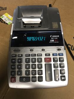 Canon MP11DX clock & Calendar 12 digits