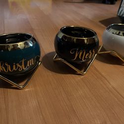 Christmas Decor Plant Pots